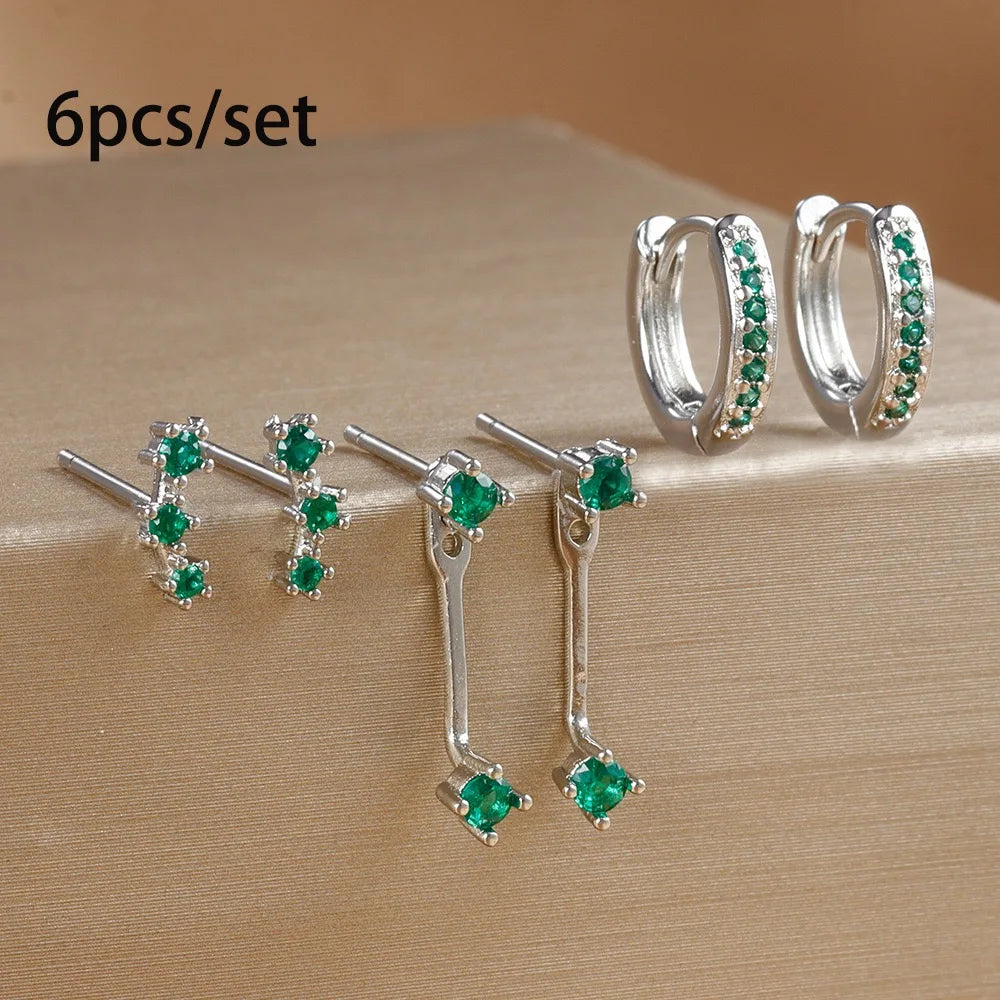 Zircon Huggies Earrings