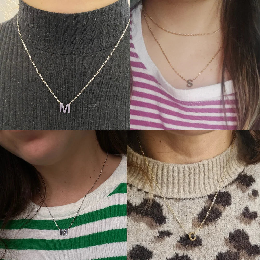 Initial Letter Necklace