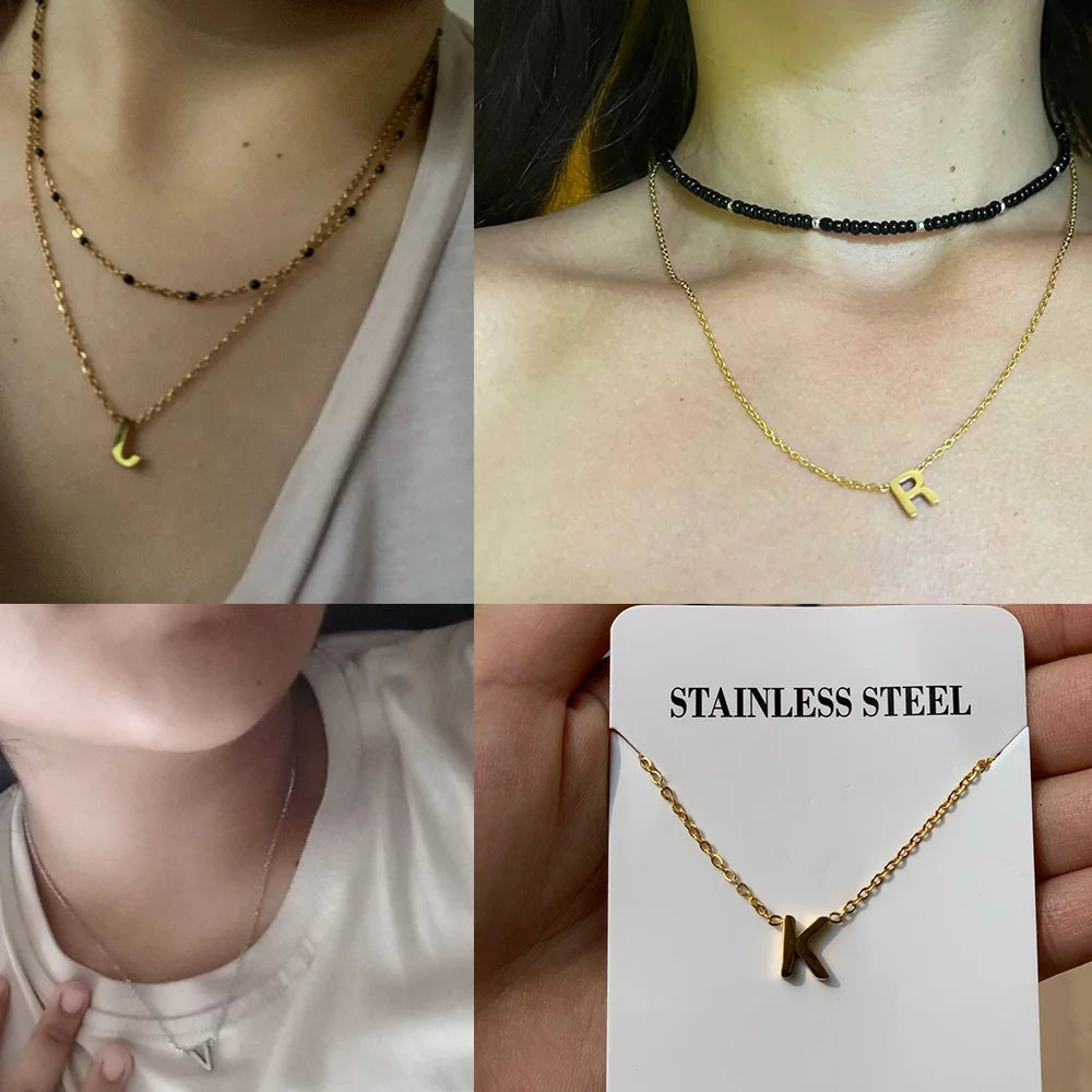 Initial Letter Necklace
