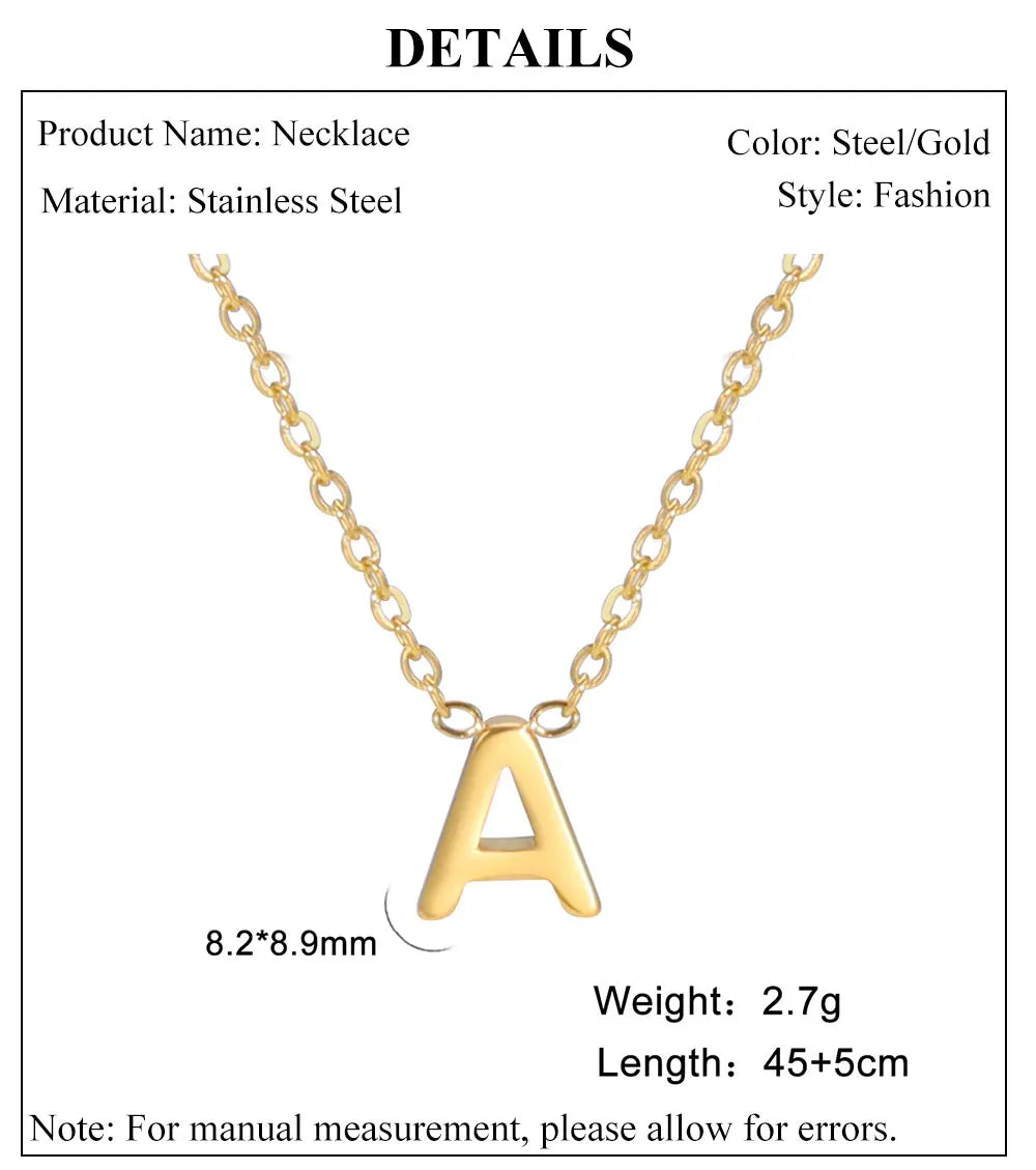 Initial Letter Necklace