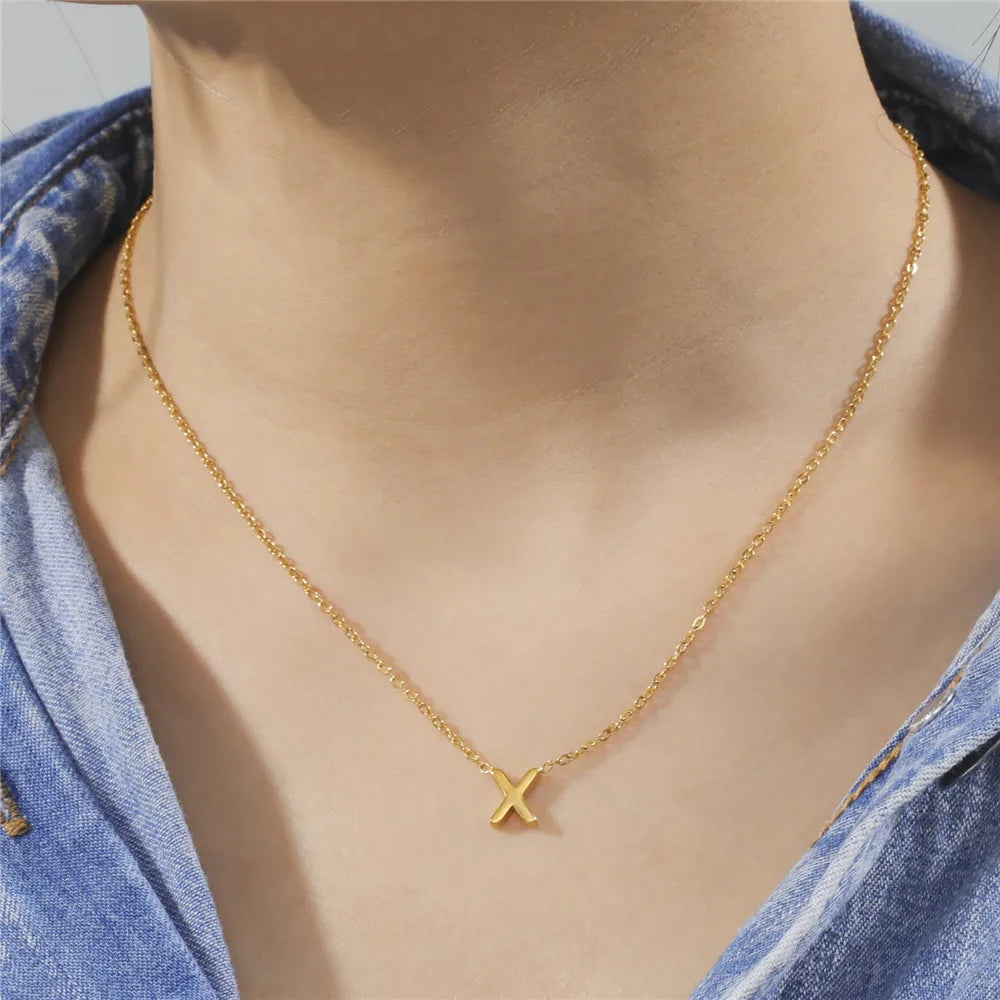 Initial Letter Necklace