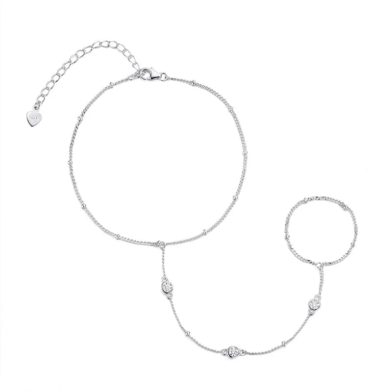 Moissanite Silver Bracelet