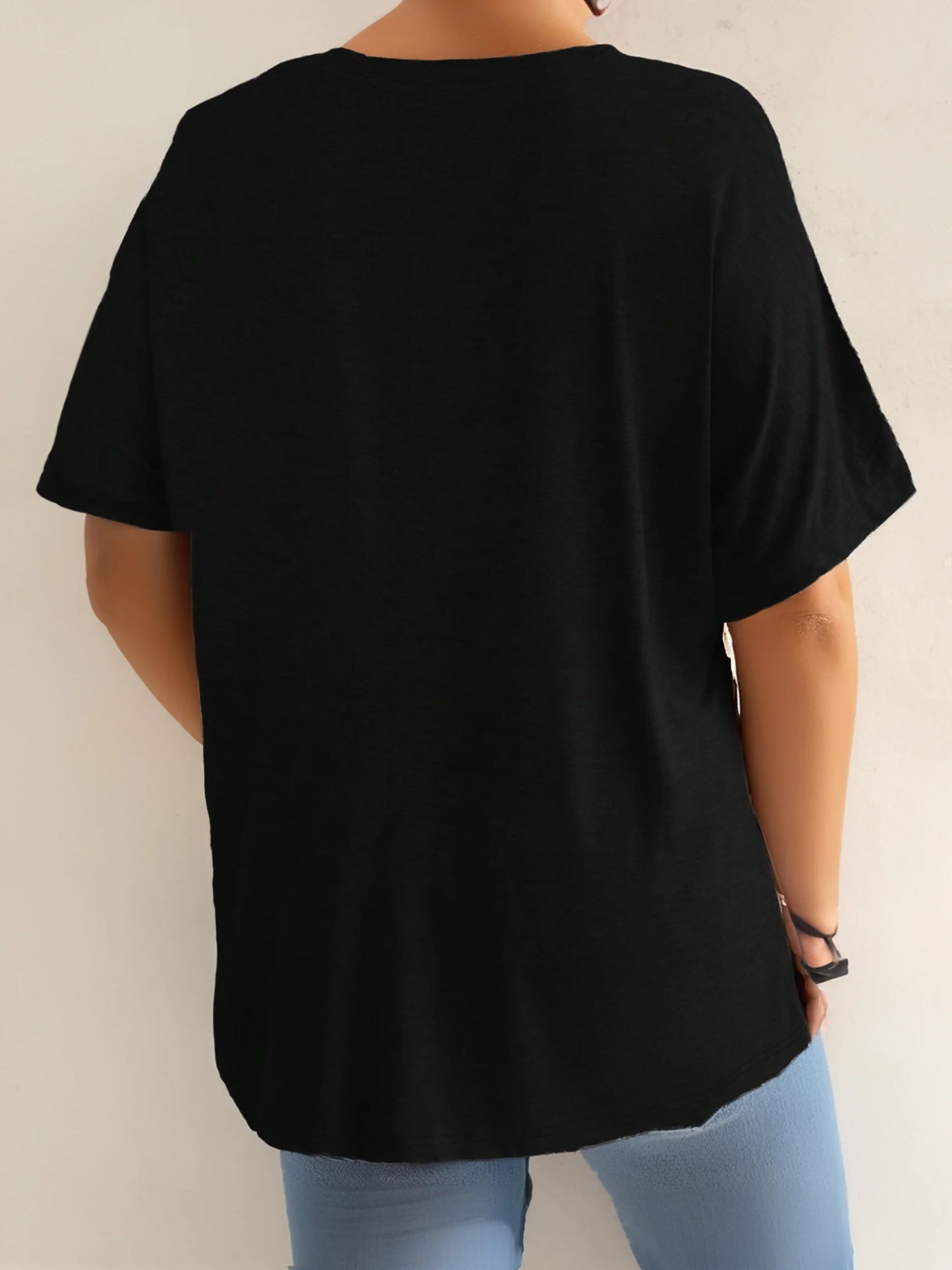 Plus Size V-Neck Tee