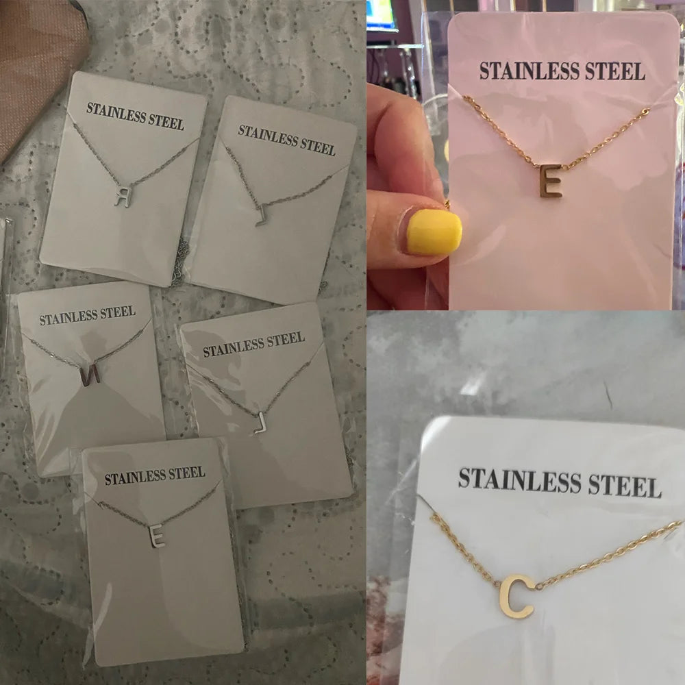 Initial Letter Necklace