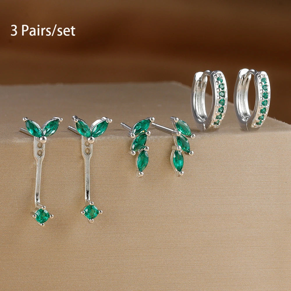 Zircon Huggies Earrings