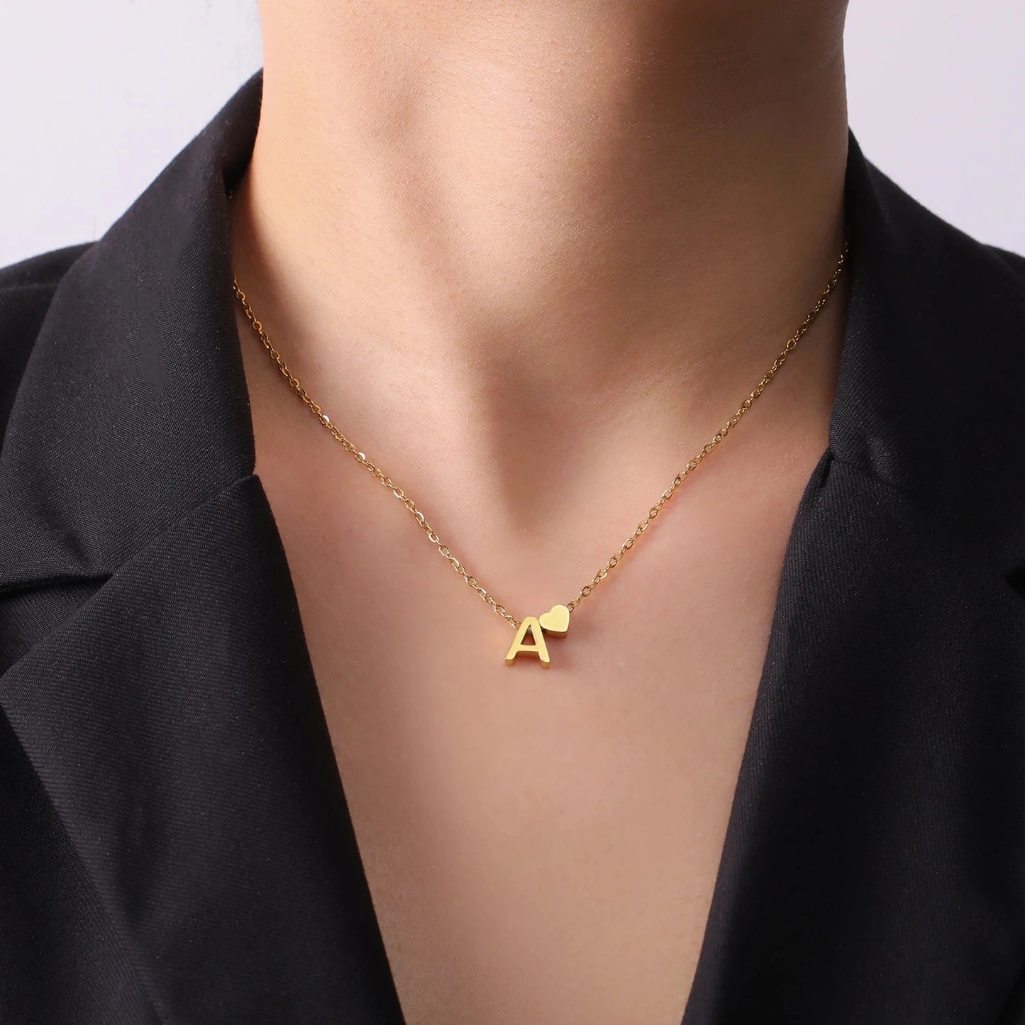 Initial Letter Necklace