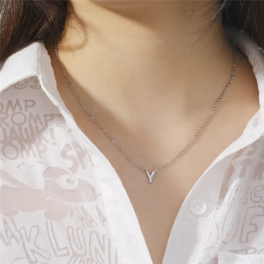 Initial Letter Necklace