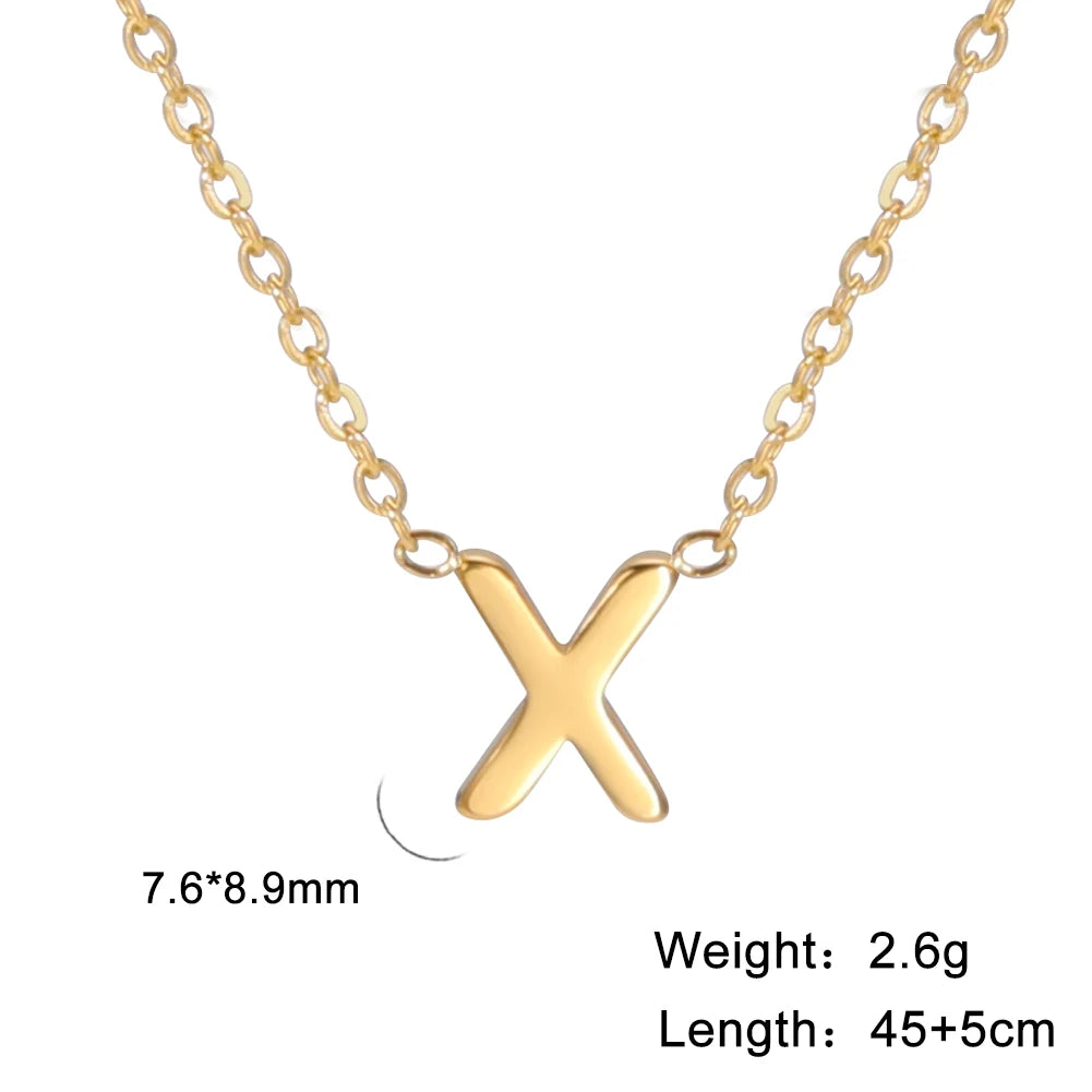 Initial Letter Necklace