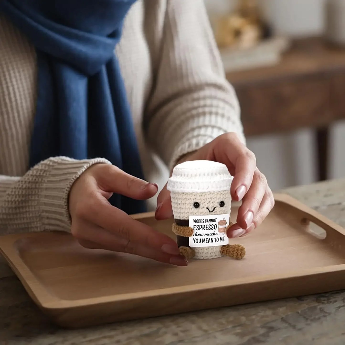 Crochet Coffee Doll